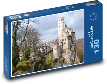 Lichtenštejnský hrad - Německo - puzzle 130 dílků