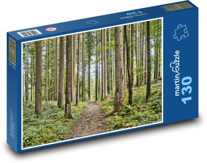 Les - stromy - puzzle 130 dílků