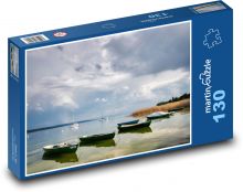 Bavorsko - jezero Puzzle 130 dílků - 28,7 x 20 cm