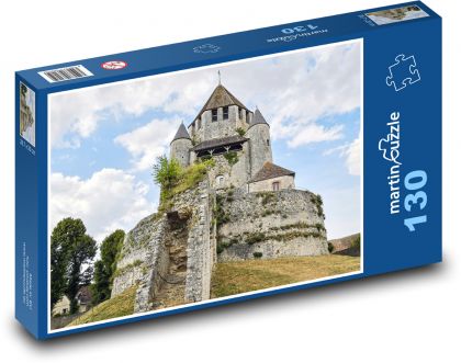 Pevnosť - veža - Puzzle 130 dielikov, rozmer 28,7x20 cm 