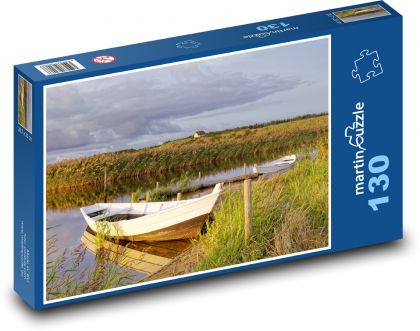 Dánsko - príroda, loď - Puzzle 130 dielikov, rozmer 28,7x20 cm 