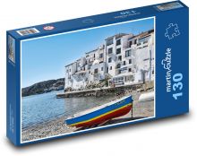 Nadmorskie miasto Puzzle 130 elementów - 28,7x20 cm