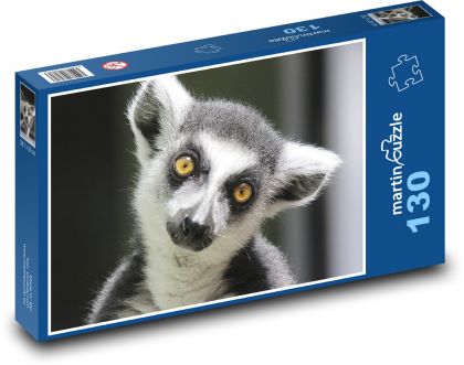Lemur - Puzzle 130 pieces, size 28.7x20 cm 