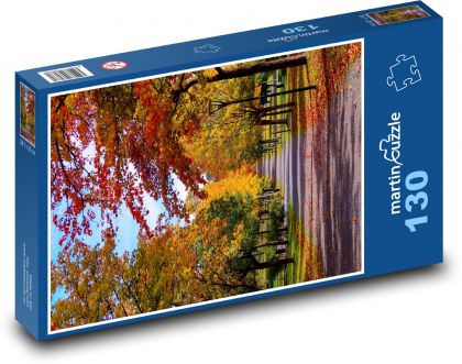 Park - podzim - puzzle 130 dílků