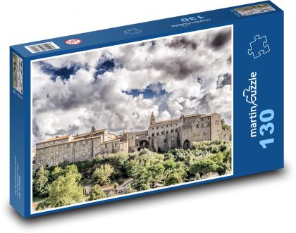 Włochy - Palazzo Dei Papi - Puzzle 130 elementów, rozmiar 28,7x20 cm