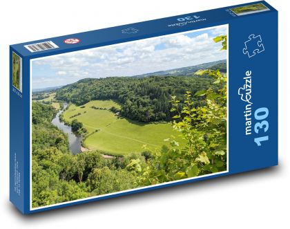 Obszary wiejskie - przyroda - Puzzle 130 elementów, rozmiar 28,7x20 cm