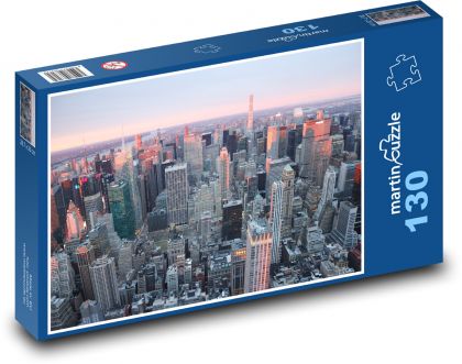New York City - Puzzle 130 dielikov, rozmer 28,7x20 cm 