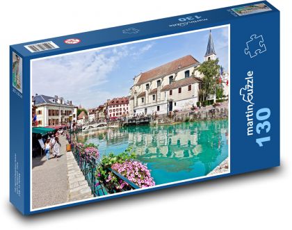 Francúzsko - Annecy - Puzzle 130 dielikov, rozmer 28,7x20 cm 