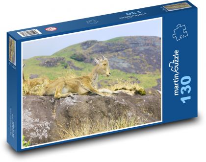 Zviera - koza - Puzzle 130 dielikov, rozmer 28,7x20 cm 