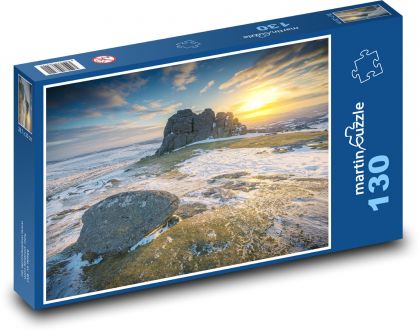 Východ slnka na šírku - Puzzle 130 dielikov, rozmer 28,7x20 cm 