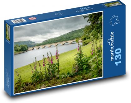 Anglicko - vodná nádrž - Puzzle 130 dielikov, rozmer 28,7x20 cm 