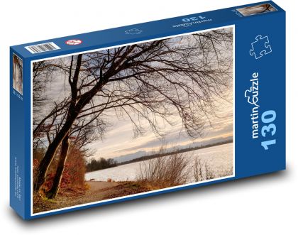 Nemecko - jazero - Puzzle 130 dielikov, rozmer 28,7x20 cm 