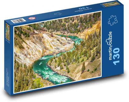 Kaňon - Yellowstone - puzzle 130 dílků