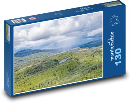 Nature - rainbow - Puzzle 130 pieces, size 28.7x20 cm 