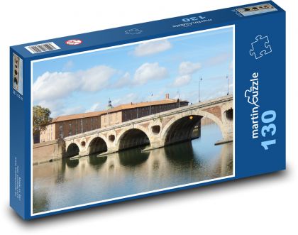Francúzsko - Toulouse - Puzzle 130 dielikov, rozmer 28,7x20 cm 