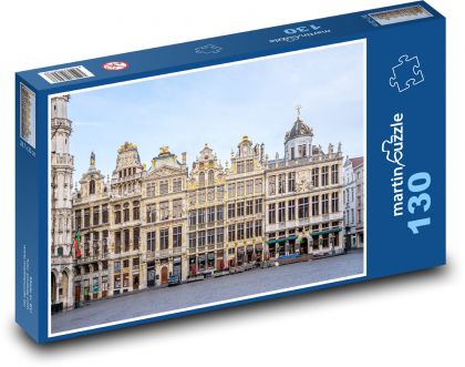 Belgium - Brussels - Puzzle 130 pieces, size 28.7x20 cm 