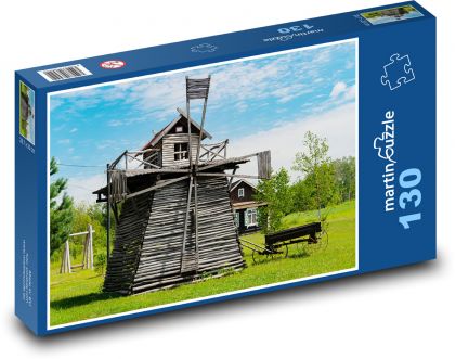 Windmill - Puzzle 130 pieces, size 28.7x20 cm 