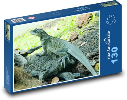 Jašterica - agama - Puzzle 130 dielikov, rozmer 28,7x20 cm 