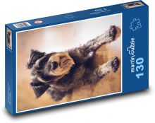 Pes - knírač Puzzle 130 - 28,7x20 cm