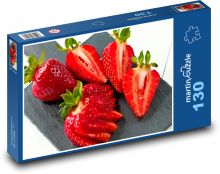 Strawberries - fruit Puzzle 130 pieces - 28.7 x 20 cm 