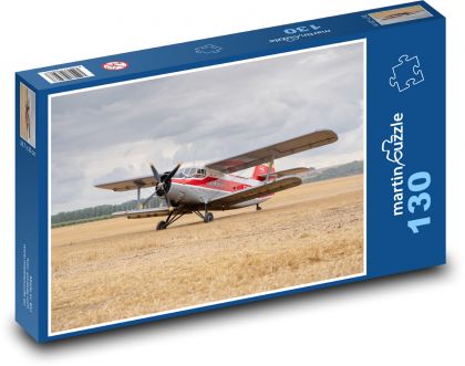 Antonov aircraft - biplane - Puzzle 130 pieces, size 28.7x20 cm 