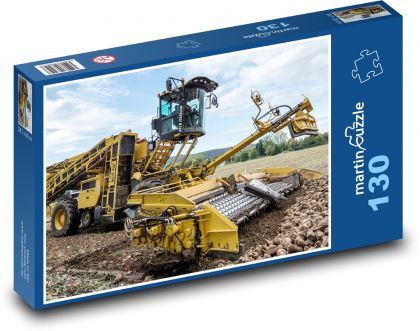 Čas zberu na poli - Puzzle 130 dielikov, rozmer 28,7x20 cm 