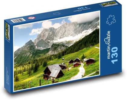 Dachstein - Rakousko, hory - puzzle 130 dílků