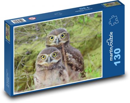 Eulen - Wald - Puzzle - 130 Teile