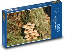 Príroda - huby Puzzle 130 dielikov - 28,7 x 20 cm