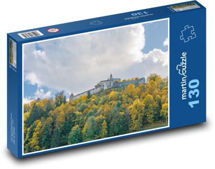 Castle - Autumn - Puzzle 130 pieces, size 28.7x20 cm 