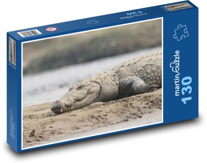 Zvíře - krokodýl - puzzle 130 dílků