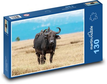 Savana - buvol - puzzle 130 dílků