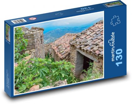 Kamenné domy - puzzle 130 dílků