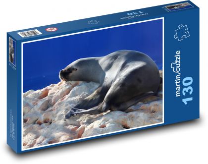 Seafood - sea lion - Puzzle 130 pieces, size 28.7x20 cm 