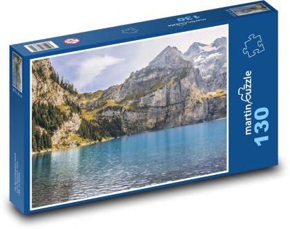 Mountains - Lake - Puzzle 130 pieces, size 28.7x20 cm 