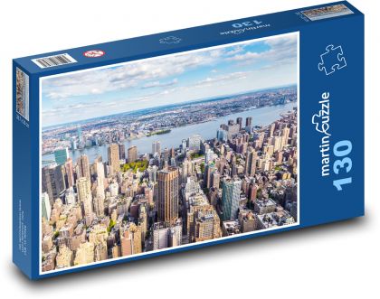 New York City - Puzzle 130 dielikov, rozmer 28,7x20 cm 