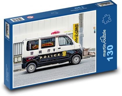 Japonsko - policajné vozidlo - Puzzle 130 dielikov, rozmer 28,7x20 cm 