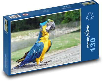 Papoušek - pták - puzzle 130 dílků