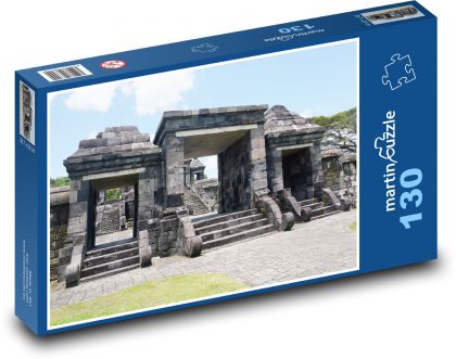 Raku Boko - Indonézia - Puzzle 130 dielikov, rozmer 28,7x20 cm 