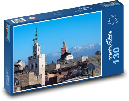 Maroko - Marrákeš - Puzzle 130 dielikov, rozmer 28,7x20 cm 