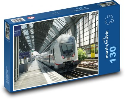 Railway station - Puzzle 130 pieces, size 28.7x20 cm 