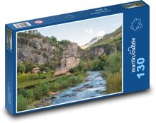 Hory - Starý hrad Puzzle 130 dielikov - 28,7 x 20 cm 