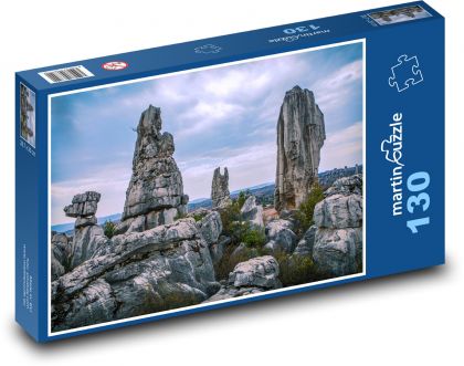 Chiny - Kamienny Las - Puzzle 130 elementów, rozmiar 28,7x20 cm