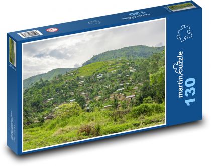 Wsie - Afryka - Puzzle 130 elementów, rozmiar 28,7x20 cm