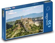 Italská vesnice Puzzle 130 dílků - 28,7 x 20 cm