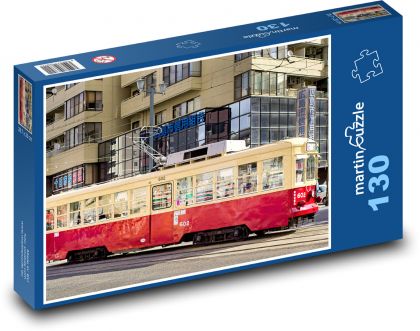 Tramvaj - puzzle 130 dílků