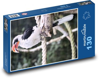 Bird - hornbill - Puzzle 130 pieces, size 28.7x20 cm 