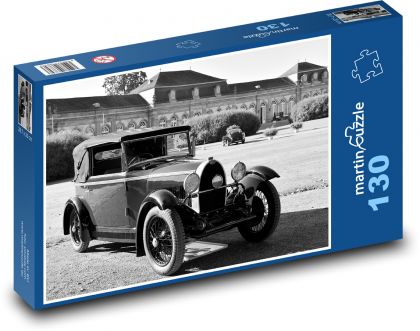 Historické auto - Puzzle 130 dielikov, rozmer 28,7x20 cm 