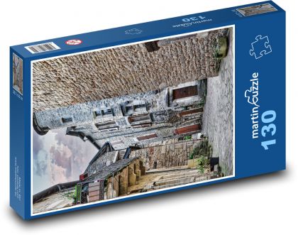 Miasto - ulica - Puzzle 130 elementów, rozmiar 28,7x20 cm