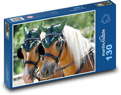 Koně - puzzle 130 dílků